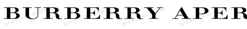Burberry Apercu Bold字体转换